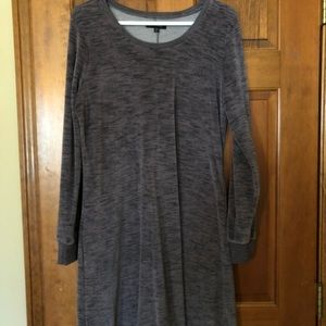 The Limited Long sleeve velour feel dress